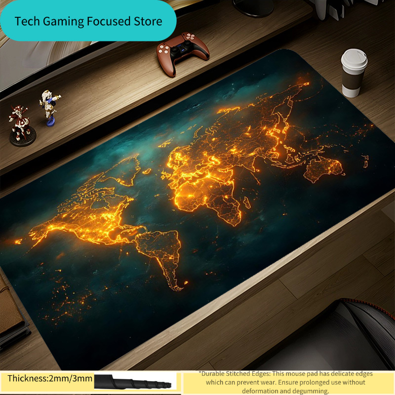 Laptop Accessories World - Tappetino per Mouse con Mappa del