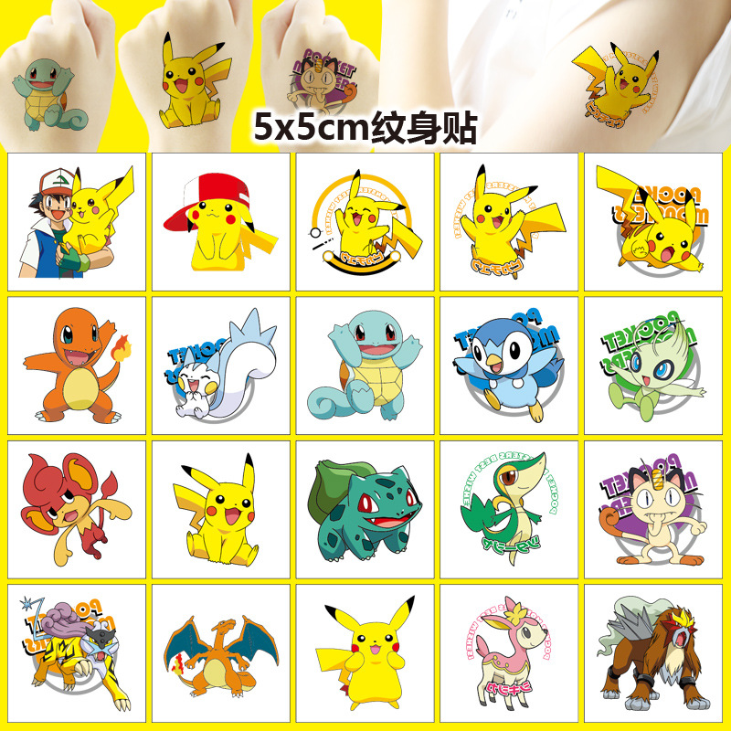 Laptop Accessories Toy - 5*5 cm 20 pezzi Pokemon Pikachu