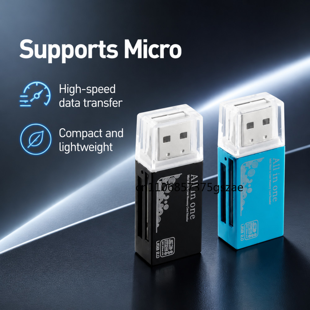Laptop Accessories World - Lettore di schede USB 2.0 2