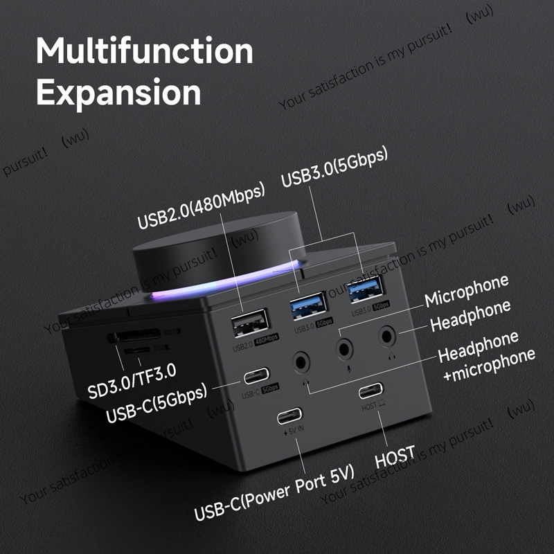 Hub USB C con pulsanti di scel - Usb C Docking Hub recensione e prezzo