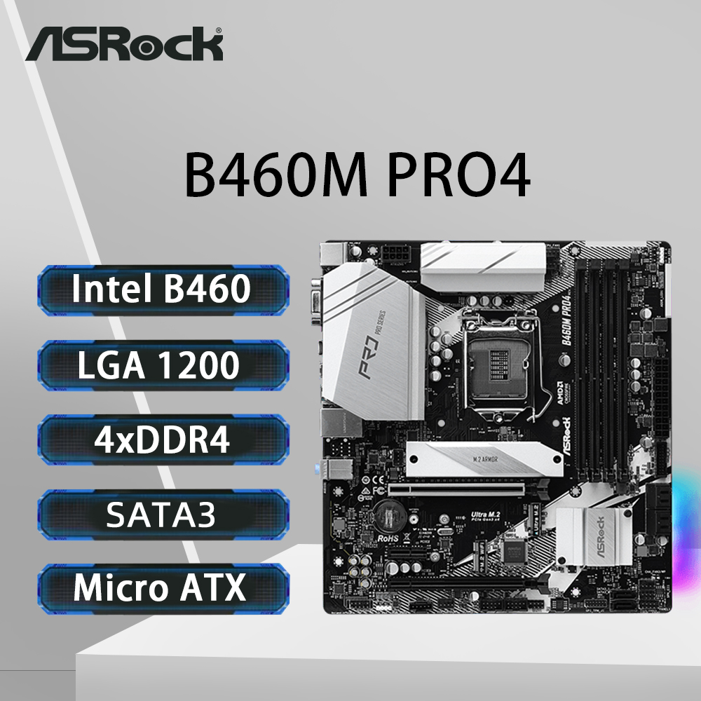 Scheda madre ASRock B460M PRO4 - Intel Cpu Core I9 recensione e prezzo