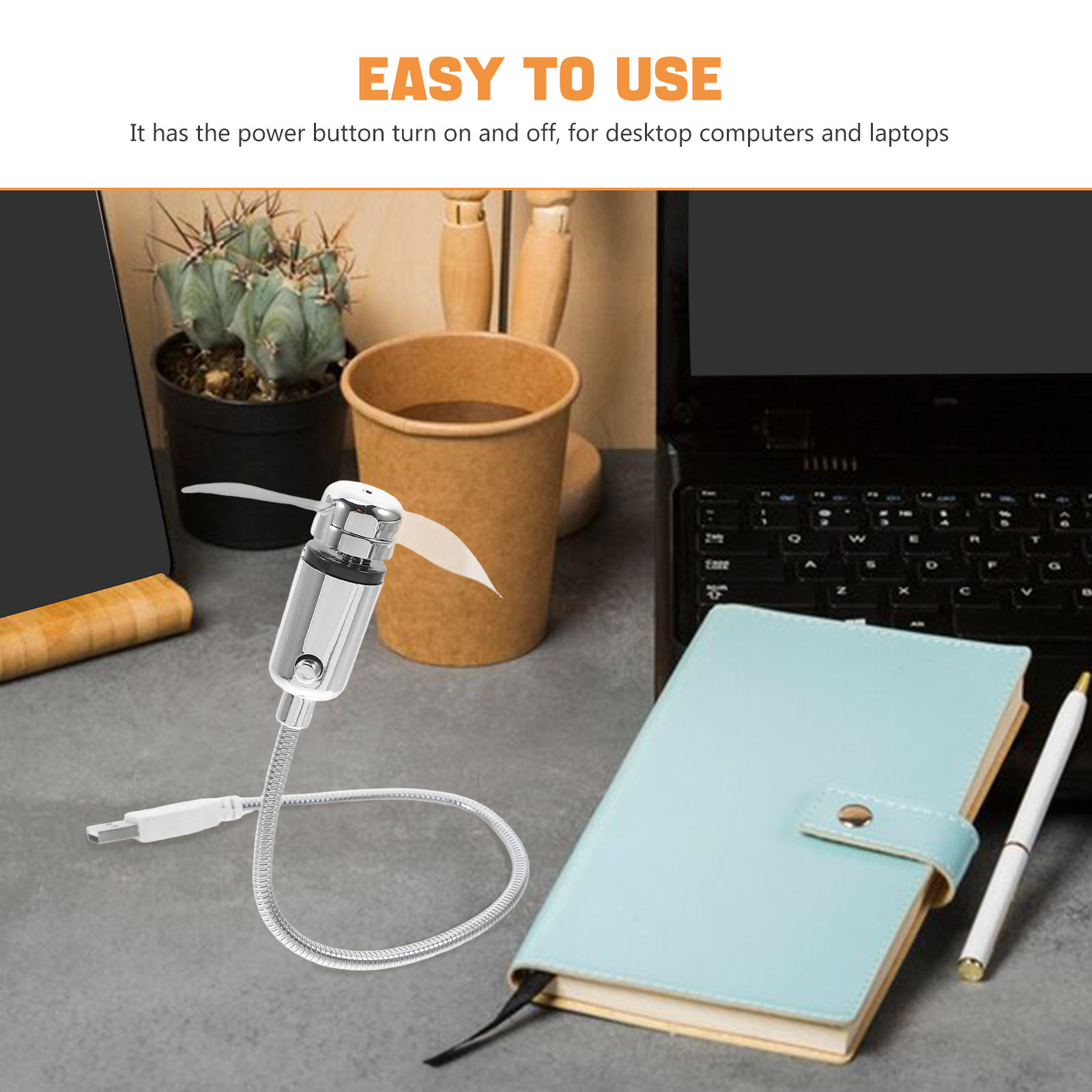 Ventilatore USB Mini Argento 4 - Laptop Accessories You Need recensione e prezzo
