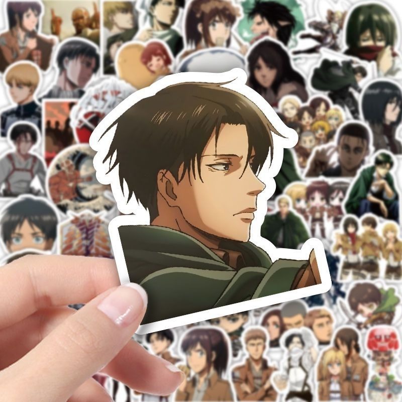 60 Pezzi Adesivi Anime Attack  - Laptop Accessories Toy recensione e prezzo