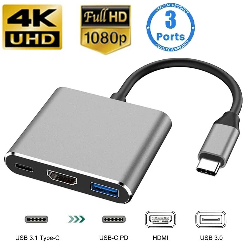 USB C HUB 3in1 Tipo C 3.0 a Do - Usb C Docking Hub recensione e prezzo
