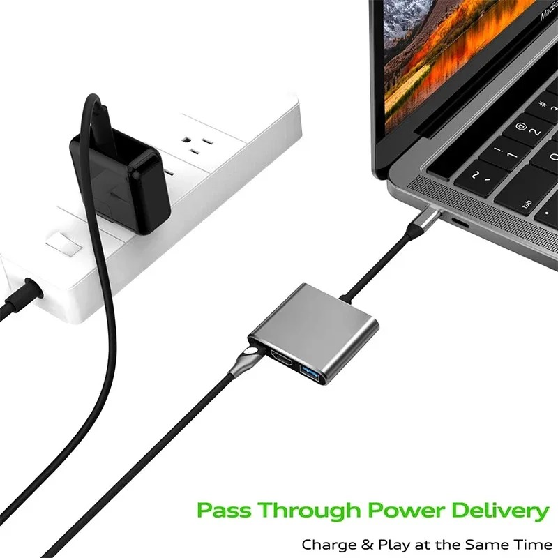 USB C HUB 3in1 Tipo C 3.0 a Do - Usb C Docking Hub recensione e prezzo