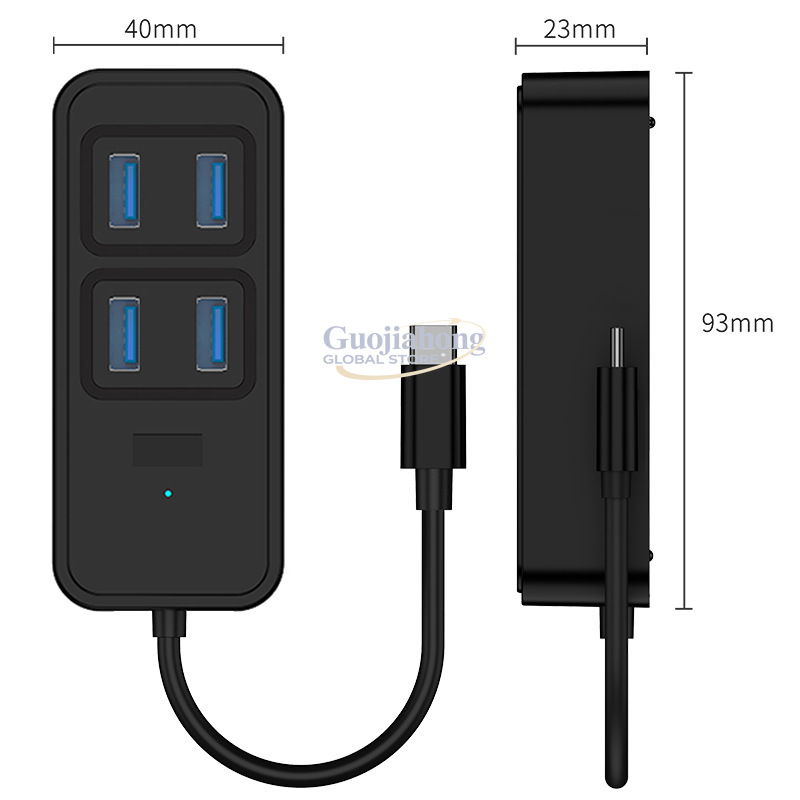 Hub USB 3.0 transfrontaliero,  - Usb C Docking Hub recensione e prezzo