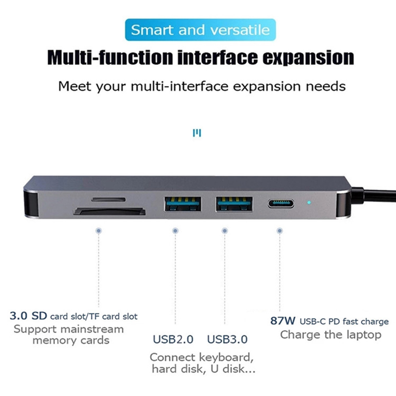 Docking station 6 in 1 PD tipo - Usb C Docking Hub recensione e prezzo